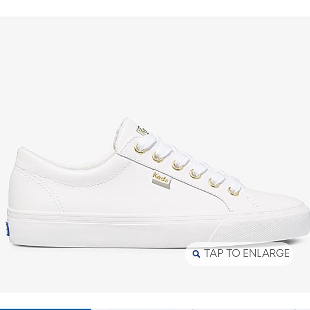 KEDS Women's Jump Kick Leather Sneaker Worn Once 6.5
